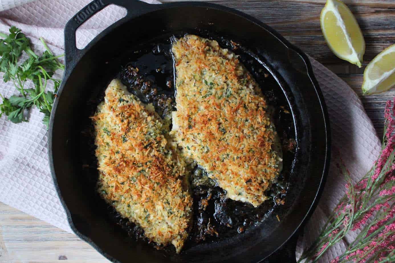 parmesan crusted catfish