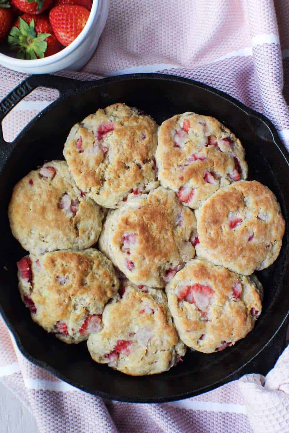 Strawberry Buttermilk Biscuits-image