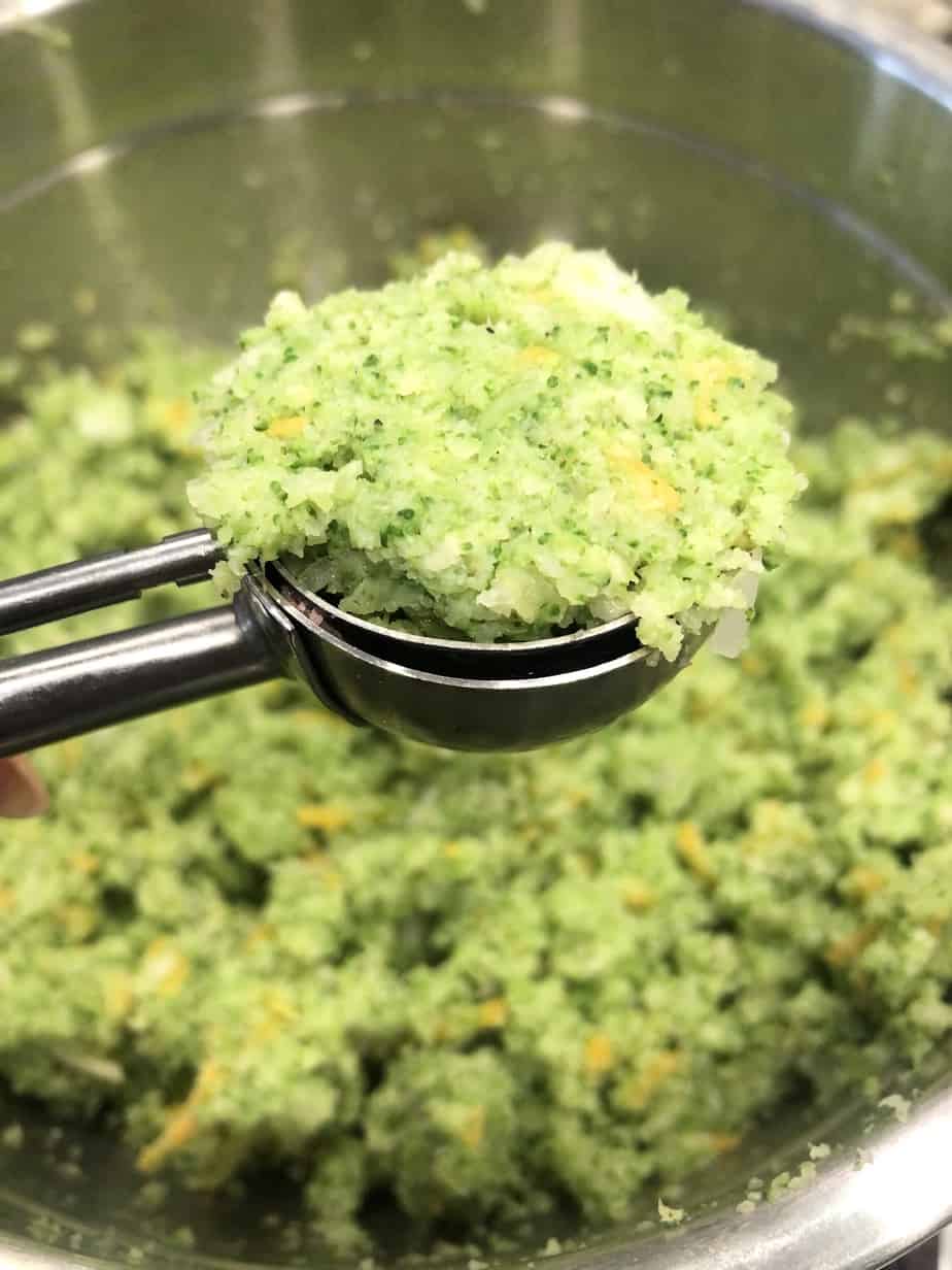 broccoli tot mixture