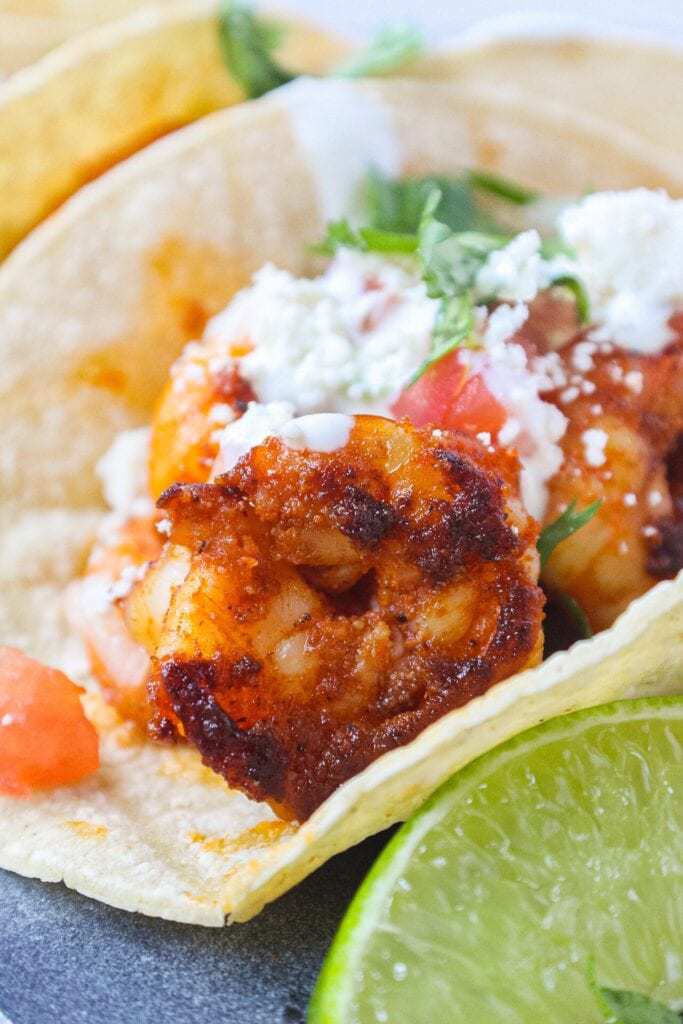 blackened shrimp tacos