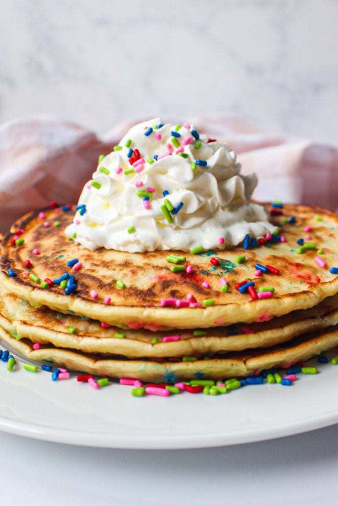 giant funfetti pancakes