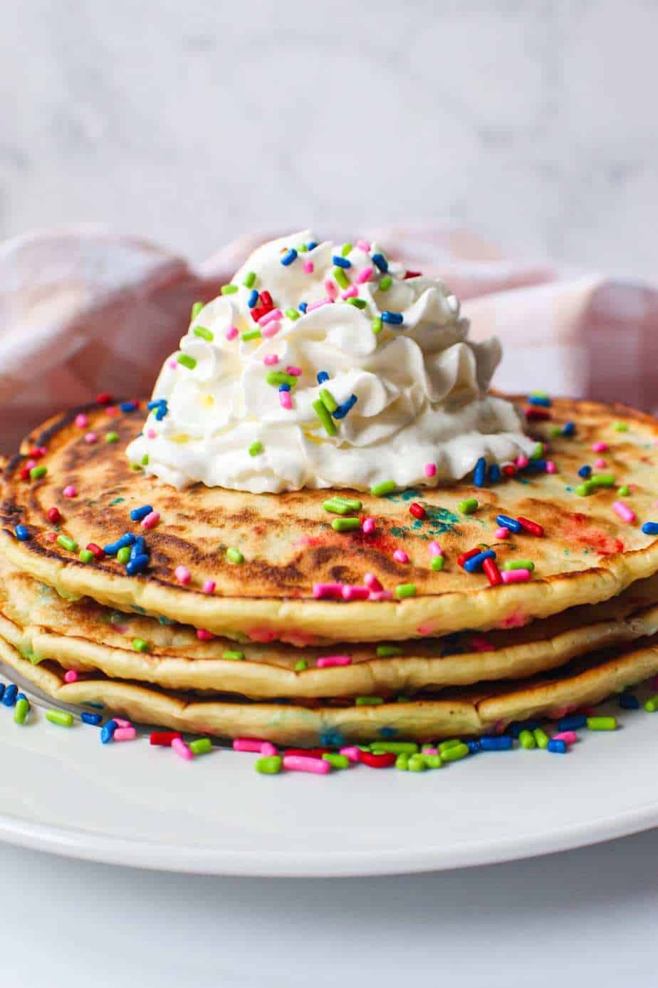 giant funfetti pancakes
