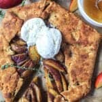 peach galette
