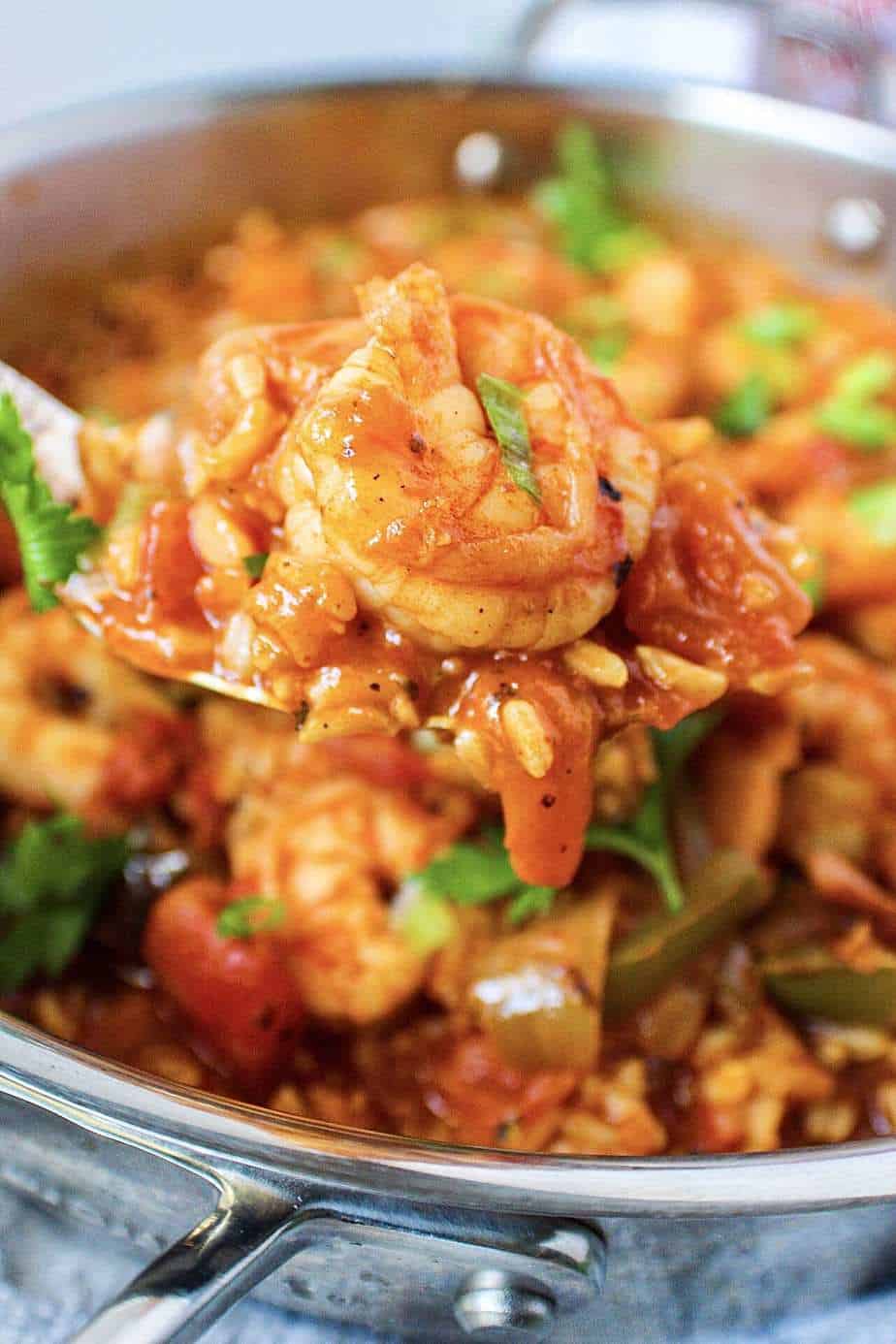 cajun shrimp and rice skillet