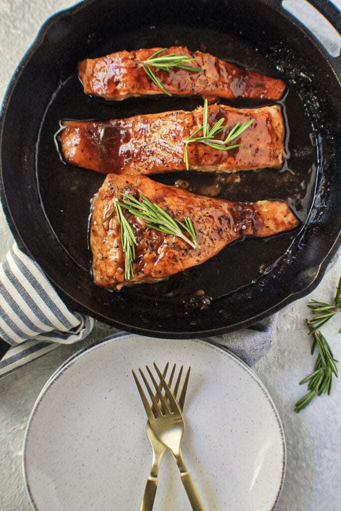 maple Dijon salmon