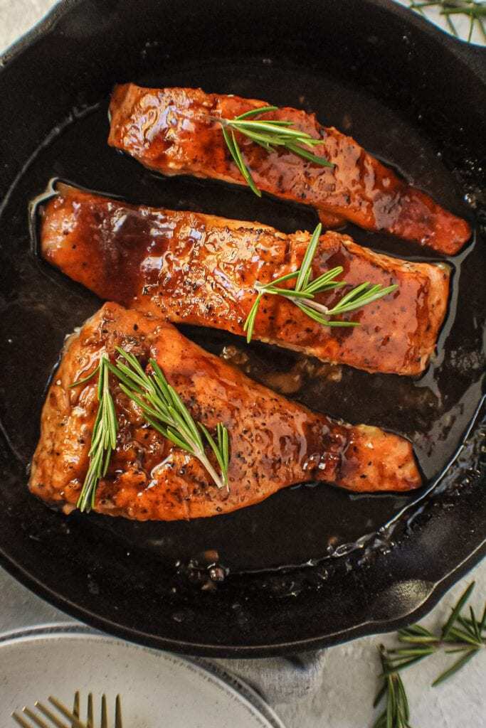 maple Dijon salmon