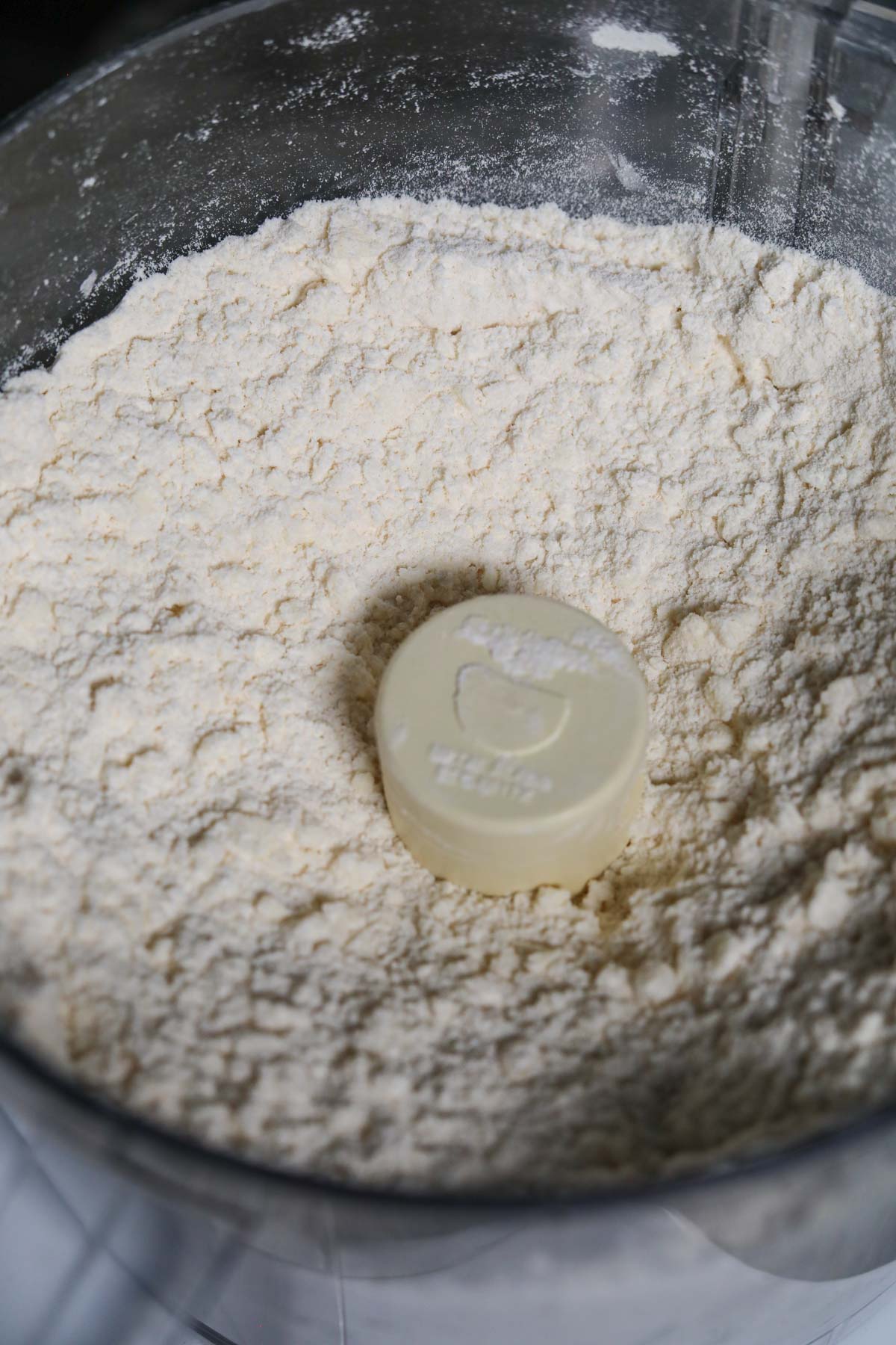 Flour salt and butter processed in a food processor for making homemade pie though.