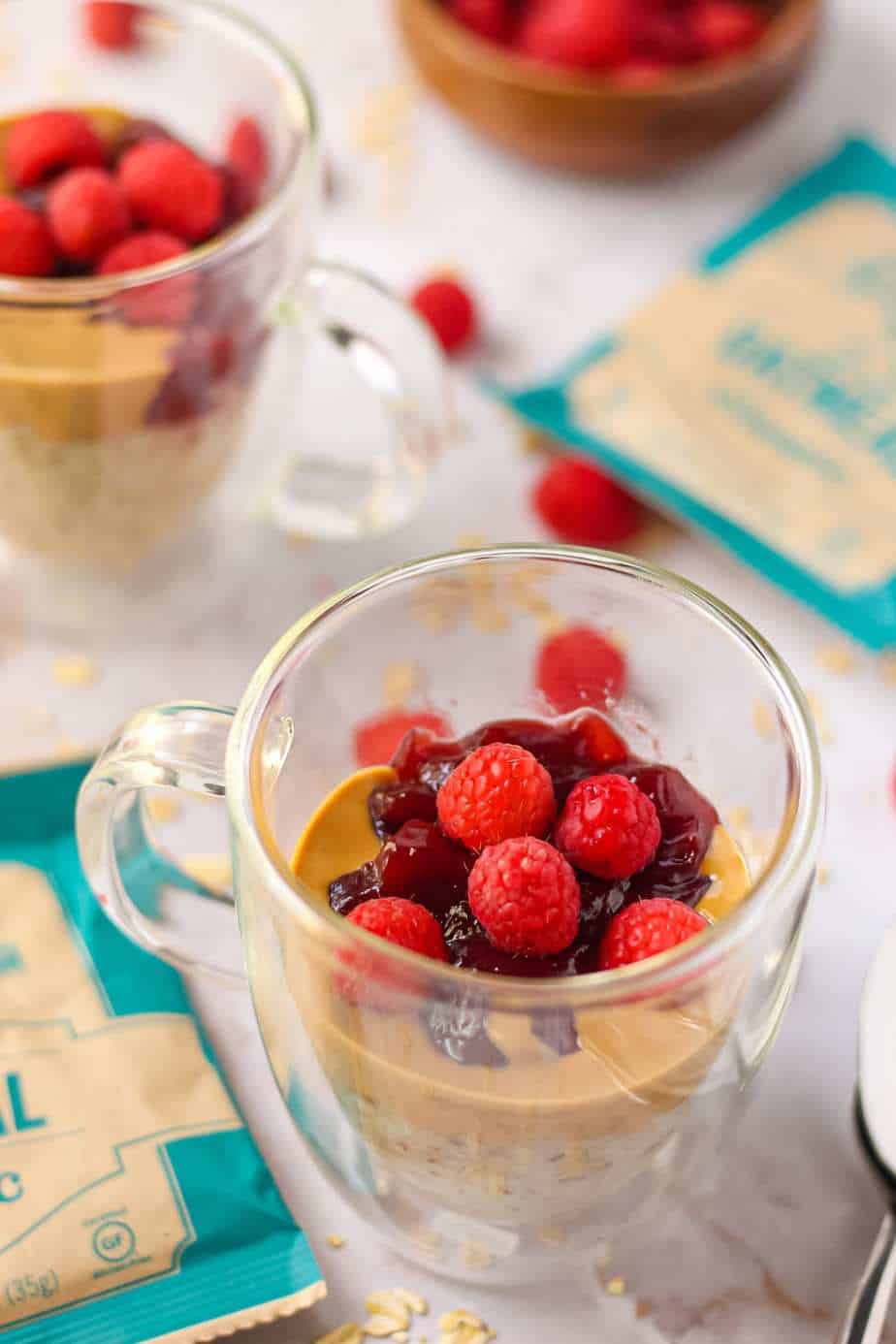 Peanut Butter & Jelly Instant Oatmeal Cups-image