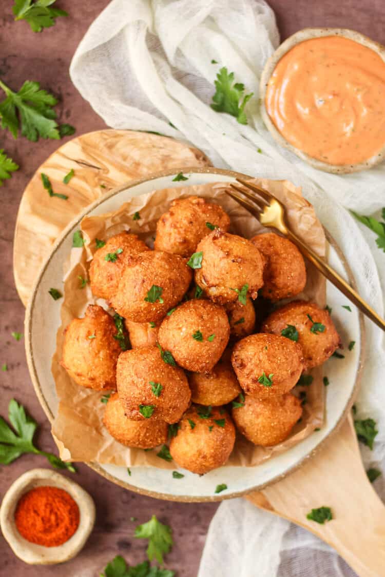 Southern Sweet Onion Hush Puppies Pink Owl Kitchen