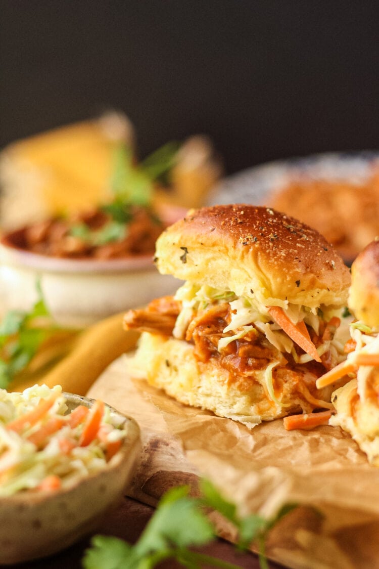 BBQ Chicken Sliders Pink Owl Kitchen