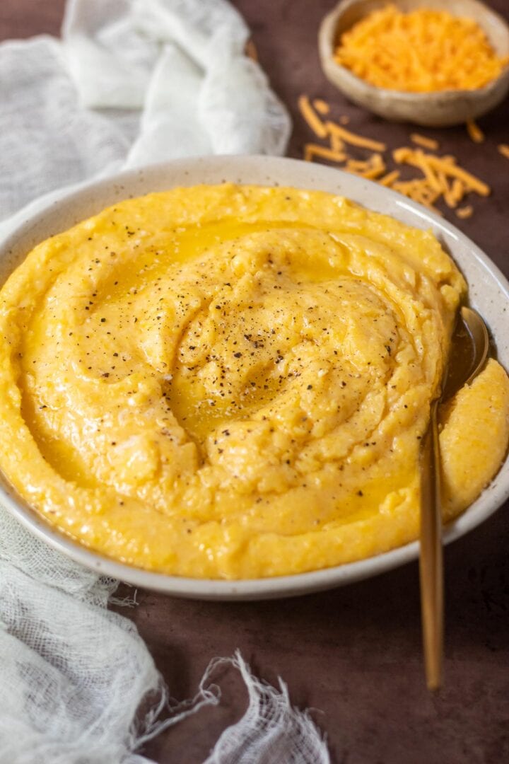 Creamy Southern Cheese Grits Pink Owl Kitchen