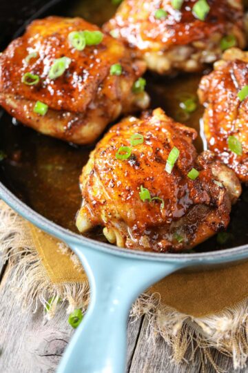 Easy Brown Sugar Glazed Chicken - Pink Owl Kitchen