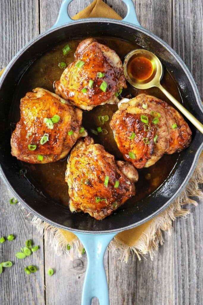 Easy Brown Sugar Glazed Chicken - Pink Owl Kitchen