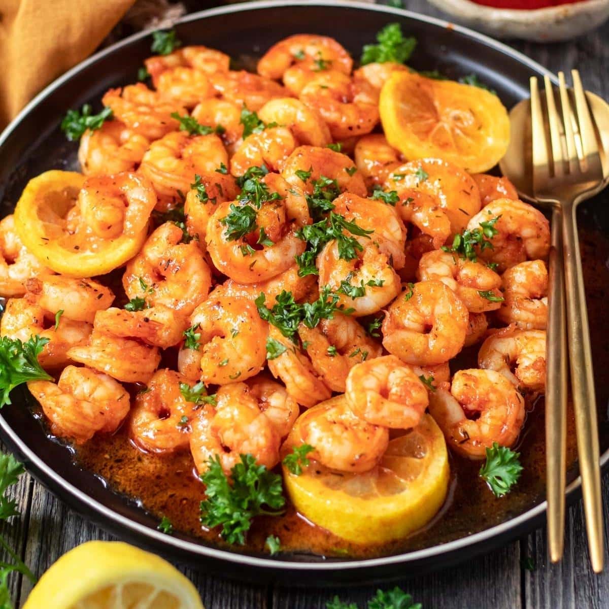 Cajun Honey Butter Shrimp - Pink Owl Kitchen