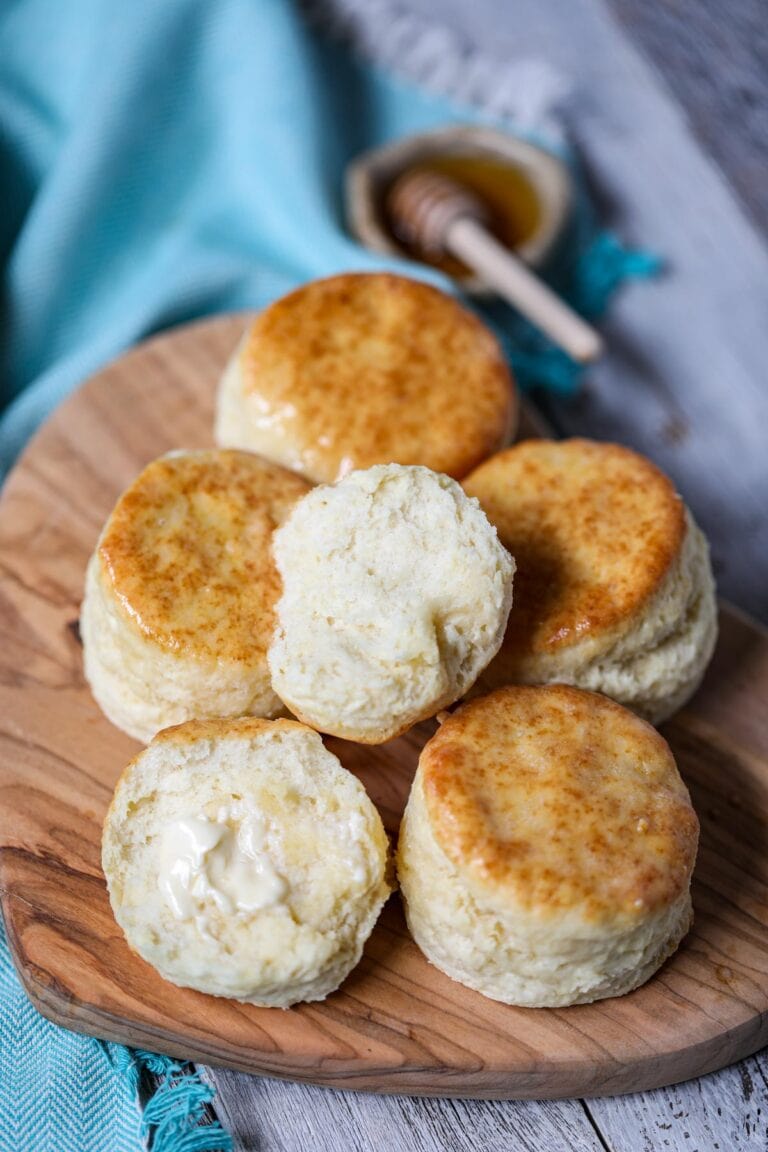 Easy Homemade Sour Cream Biscuits Pink Owl Kitchen