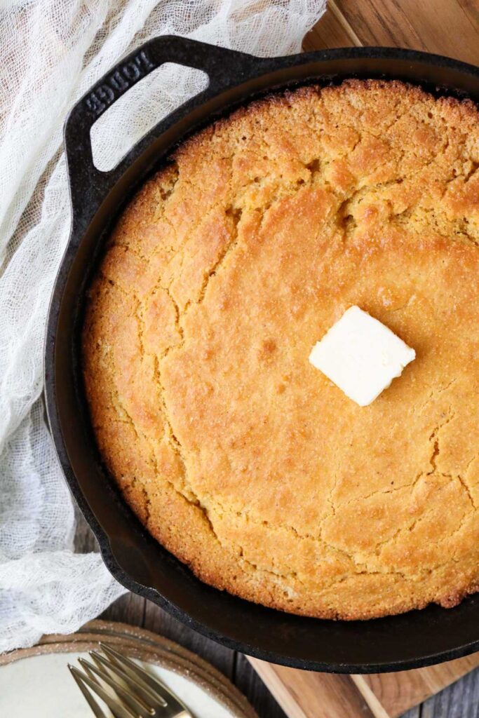 Classic Southern Buttermilk Cornbread - Pink Owl Kitchen