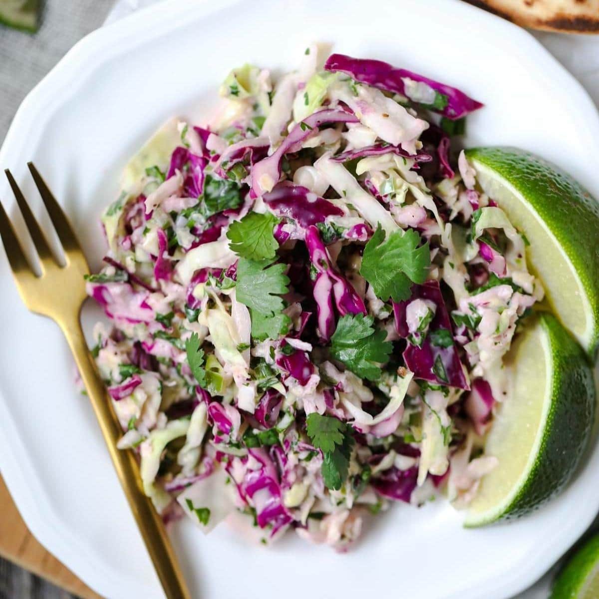 Easy Cilantro Lime Slaw (For Tacos and More!)-image