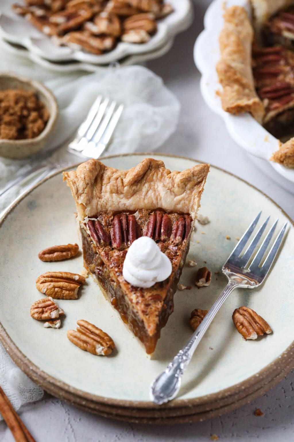 Classic Southern Pecan Pie Recipe Pink Owl Kitchen