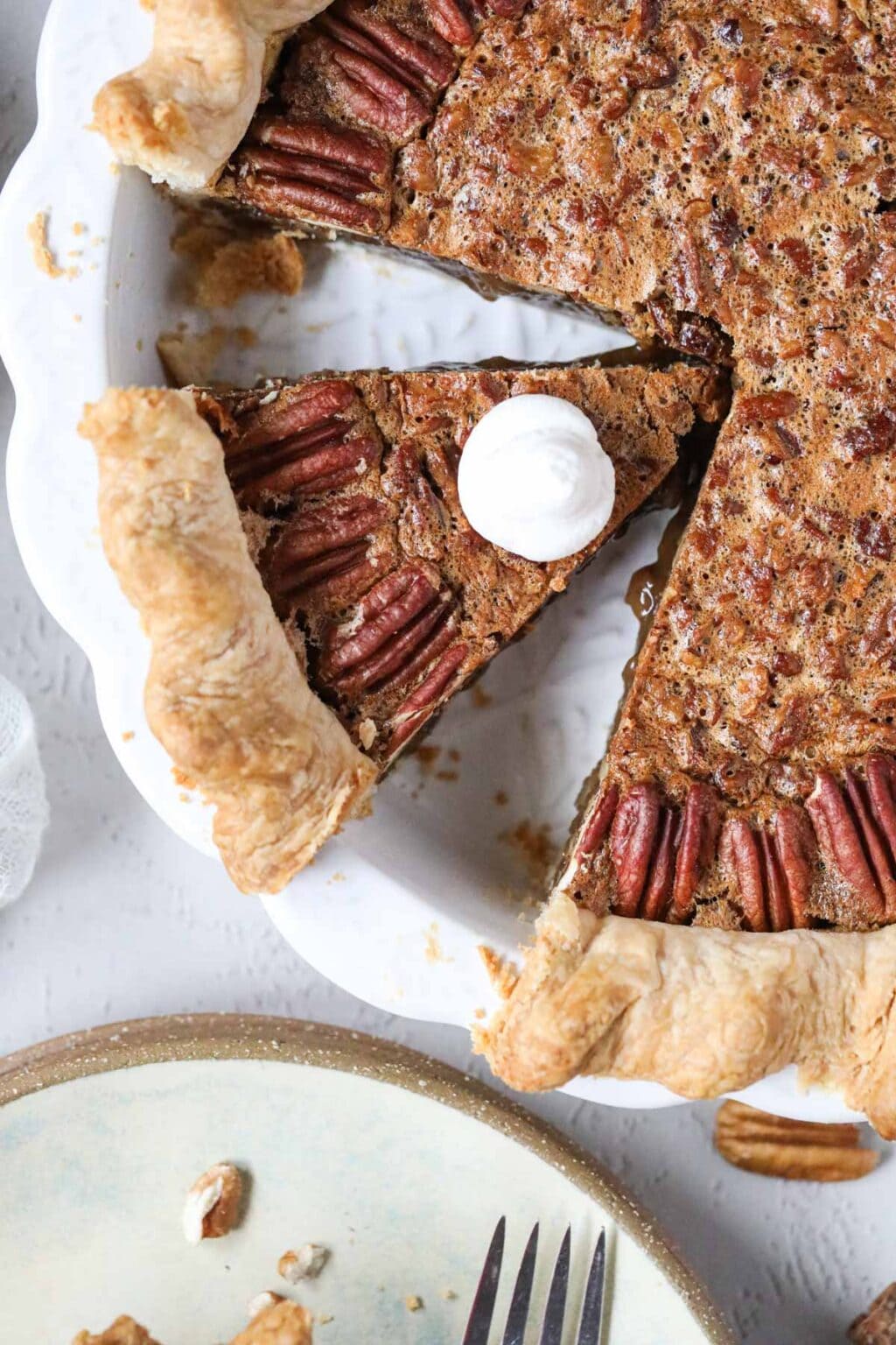 Classic Southern Pecan Pie Recipe Pink Owl Kitchen