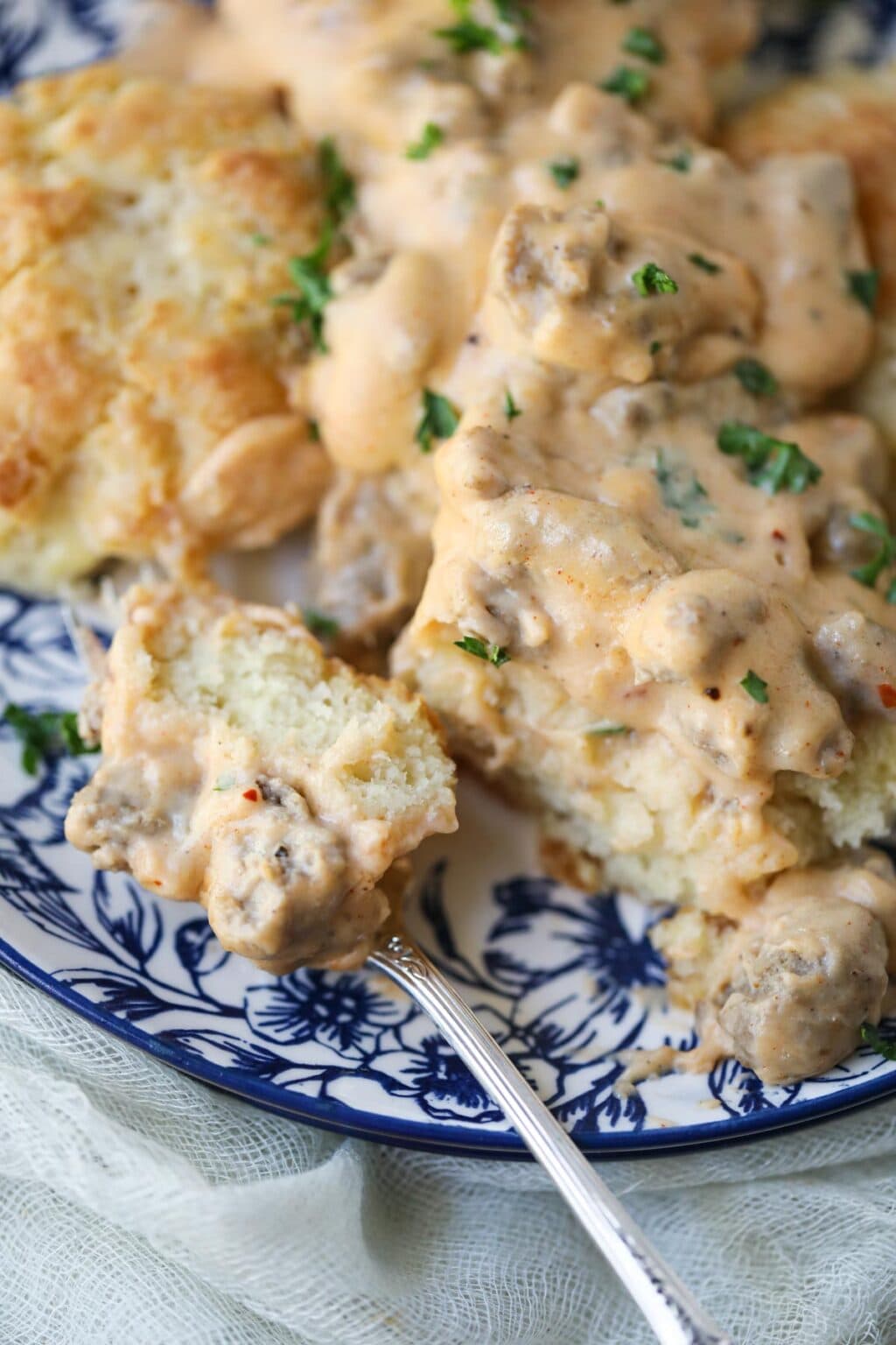 Homemade Biscuits and Sausage Gravy Pink Owl Kitchen