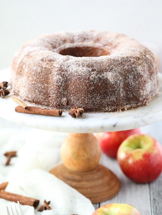 Apple Cider Donut Cake