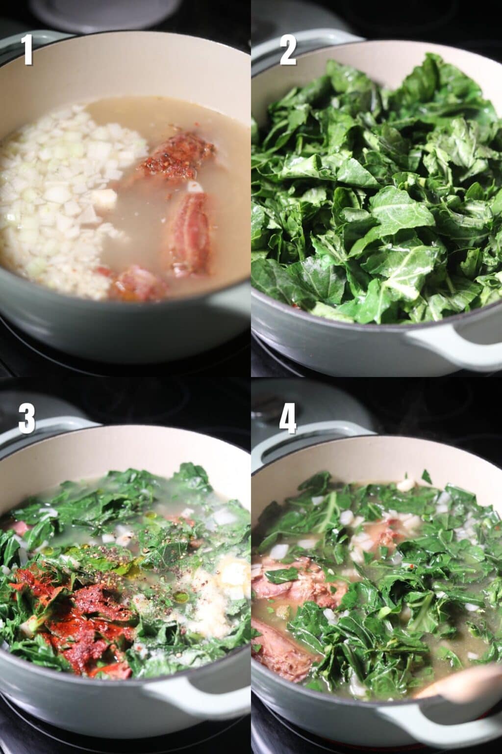 Southern Collard Greens (Soul Food Recipe) Pink Owl Kitchen