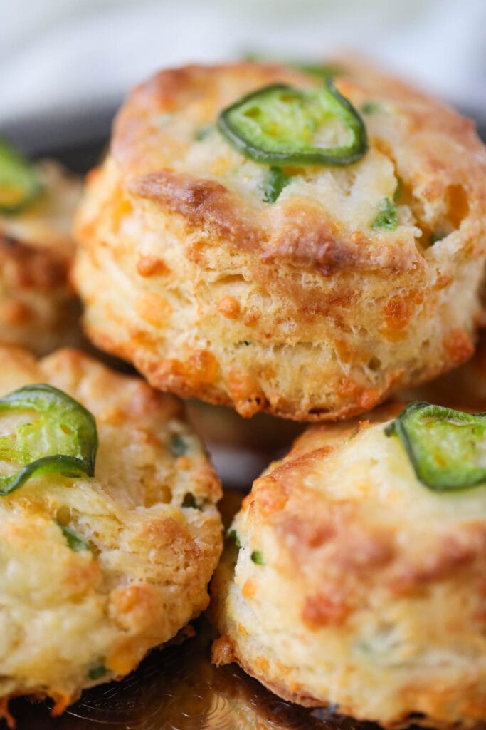Jalapeno Cheddar Biscuits Pink Owl Kitchen