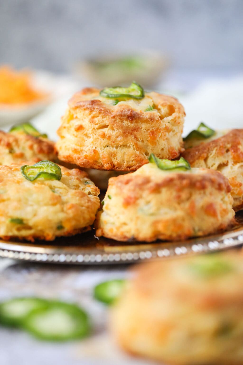 Jalapeno Cheddar Biscuits Pink Owl Kitchen