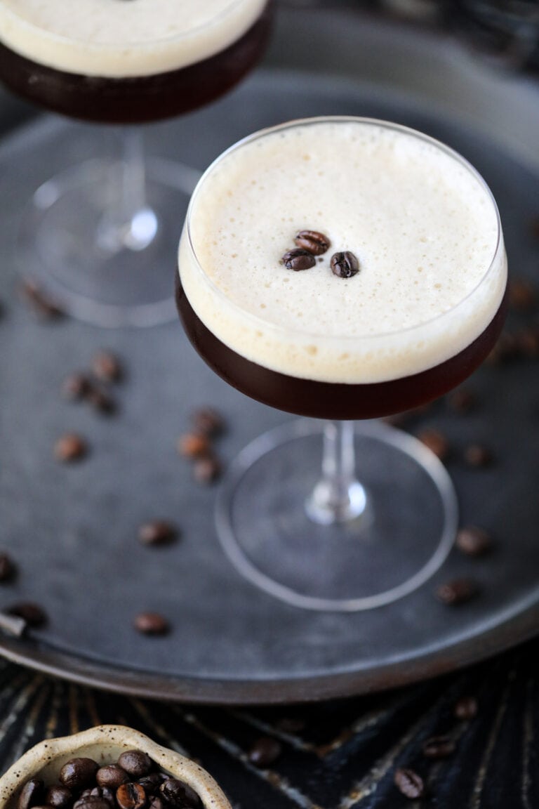 Espresso Martini Mocktail (Virgin Espresso Martini) Pink Owl Kitchen
