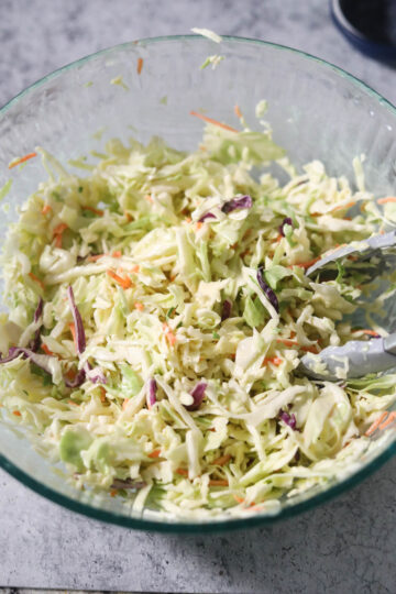 Southern Coleslaw Recipe Pink Owl Kitchen