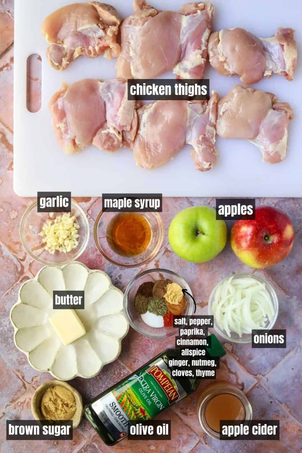 Apple Cider Chicken (Easy One Pan Recipe!) Pink Owl Kitchen