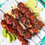 guava bbq chicken skewers featured image