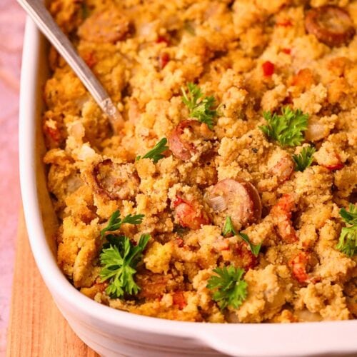 Crawfish Cornbread Dressing